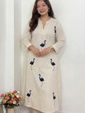 Flamingo Pure Khadi cotton coords set