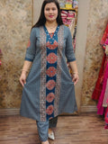 Mishri Stylish Blue Real Mirror Co-ords Set for Summer