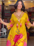 Fommi Heavy Fancy gown set with Dupatta