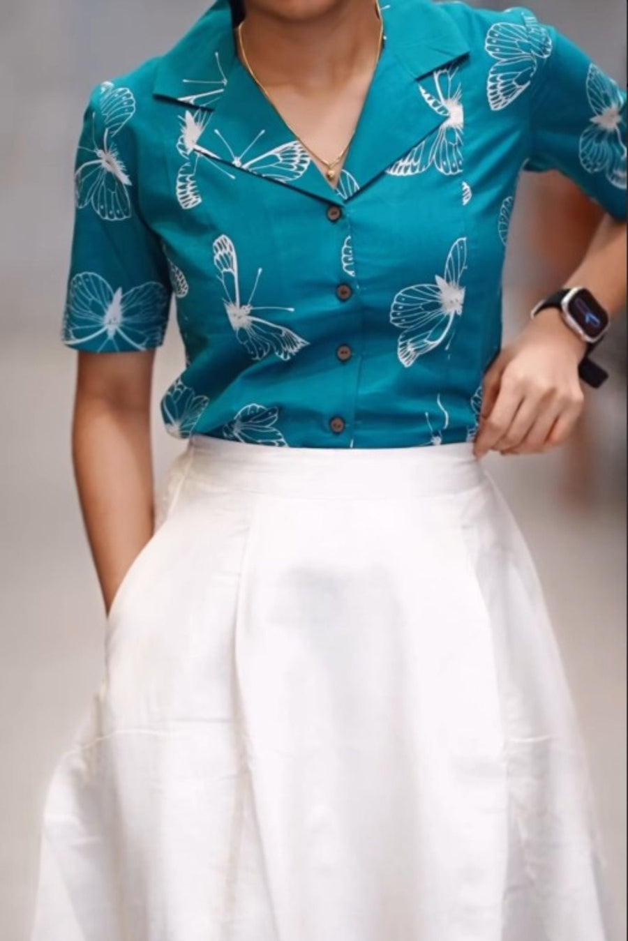 Vintage Morden Skirt style Set for Women