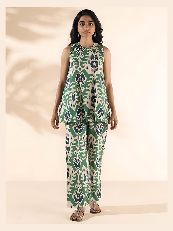 Afemi Fancy Printed Co-ord Set Pair For Women.