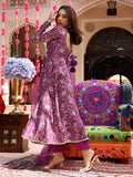 Kudbi's Lovis lavender printed anarkali gown with dupatta set