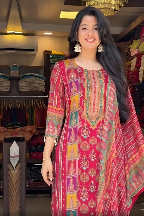 Rishta heavy Pakistani Suit Set & Dupatta.