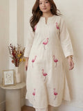 Flamingo Pure Khadi cotton coords set