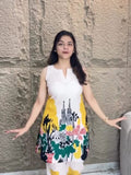 Trendy Floral Printed Kurta Set for Women - Urban Garden Design