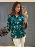 Kudbi Sufi Silk Bandhani Ajrak heritage Shirt