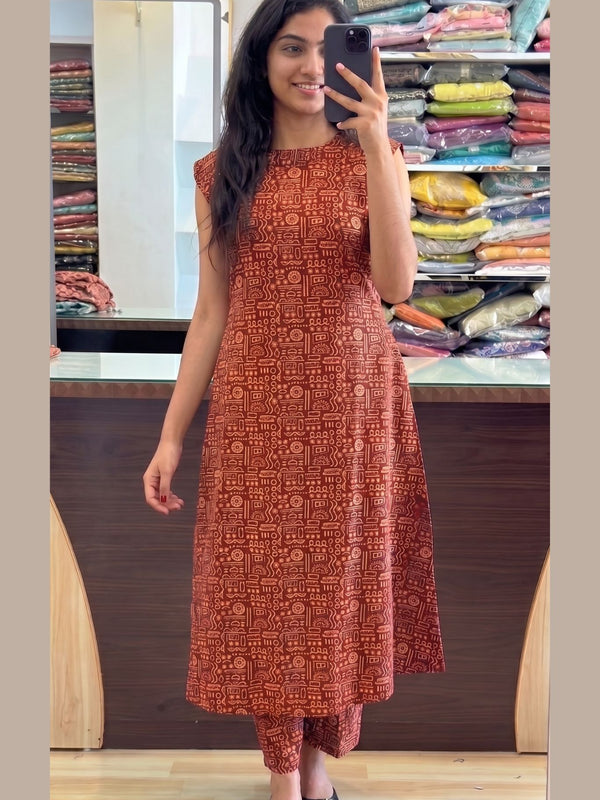 Kessi fancy Kalamkari kurta set for women