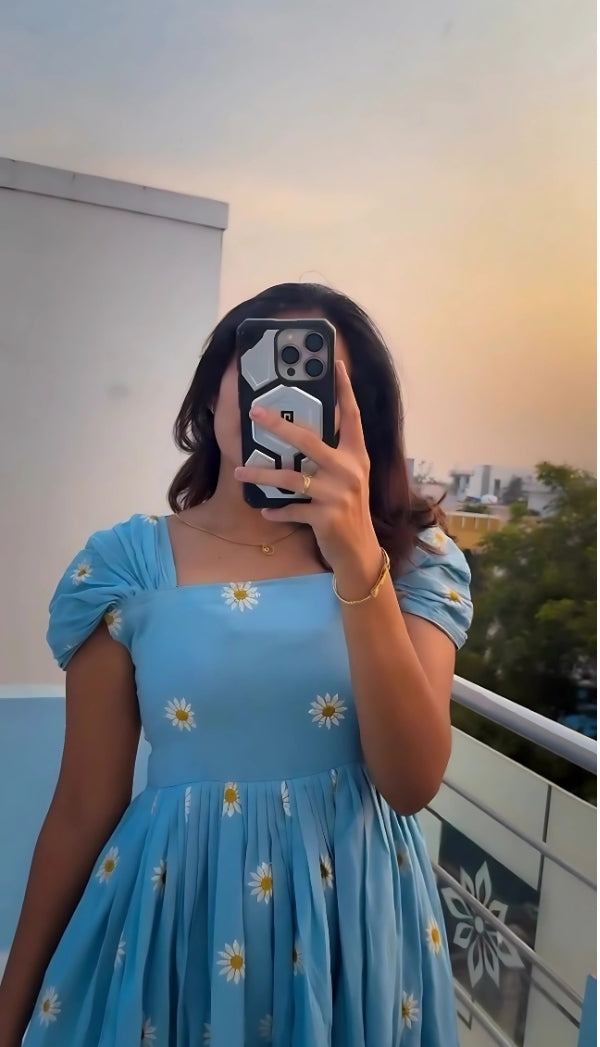 Kudbi's Sunfest Cotton Frock Style.