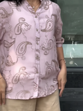 Kudbi's Gen'z Women Style Pure Cotton Embroidery Shirt