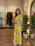 Bloom Cotton Kurta set by Designer