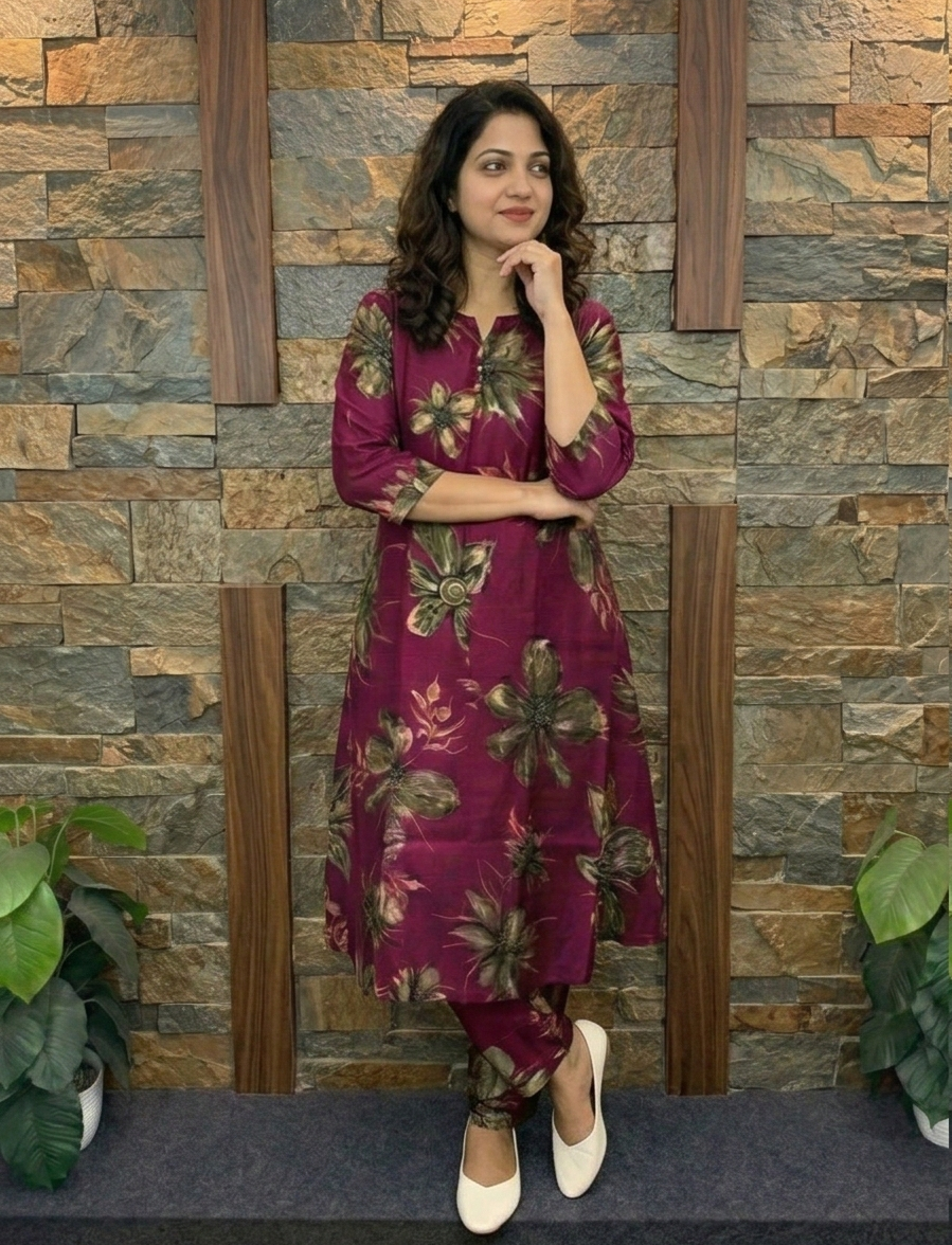 Kudbi's Samira Stylish Co-ords Set for this season.