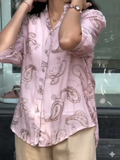 Kudbi's Gen'z Women Style Pure Cotton Embroidery Shirt