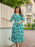 Kudbi Jiyaa Stylish Print Gown For Women.