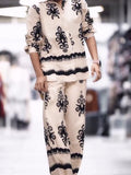 Tribal Wave Shirt Style Cotton Co-ords Set