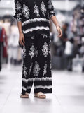 Tribal Wave Shirt Style Cotton Co-ords Set