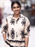 Tribal Wave Shirt Style Cotton Co-ords Set