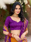 Kudbi Designer Traditional Patola Print Lehenga Choli Set with Dupatta for Women