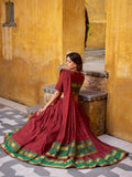 Kudbi Pure Chanderi Zari Weaving Lehenga Choli Set with Dupatta | Festive & Wedding Wear for Women