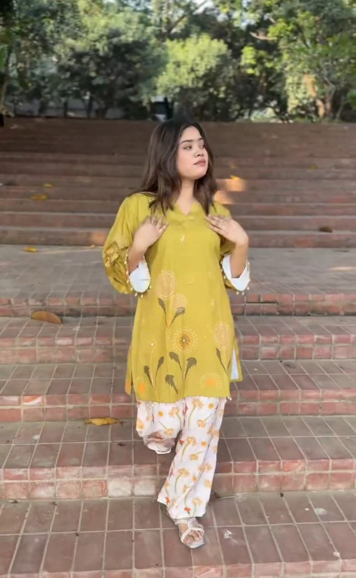 Queel Stylish Co-ords Set by Designer