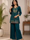 Elegant Floral Embroidered Kurta Set for Women