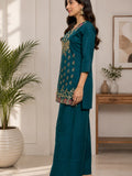 Elegant Floral Embroidered Kurta Set for Women