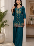 Elegant Floral Embroidered Kurta Set for Women