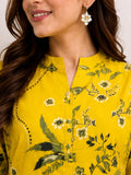 Elegant Mustard Yellow Ethnic Kurta with Pant Set