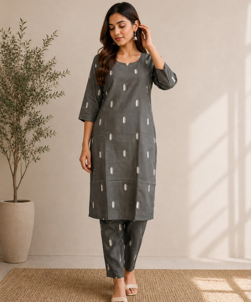 Modern Heritage Fashion Cottan Blend Kurta set