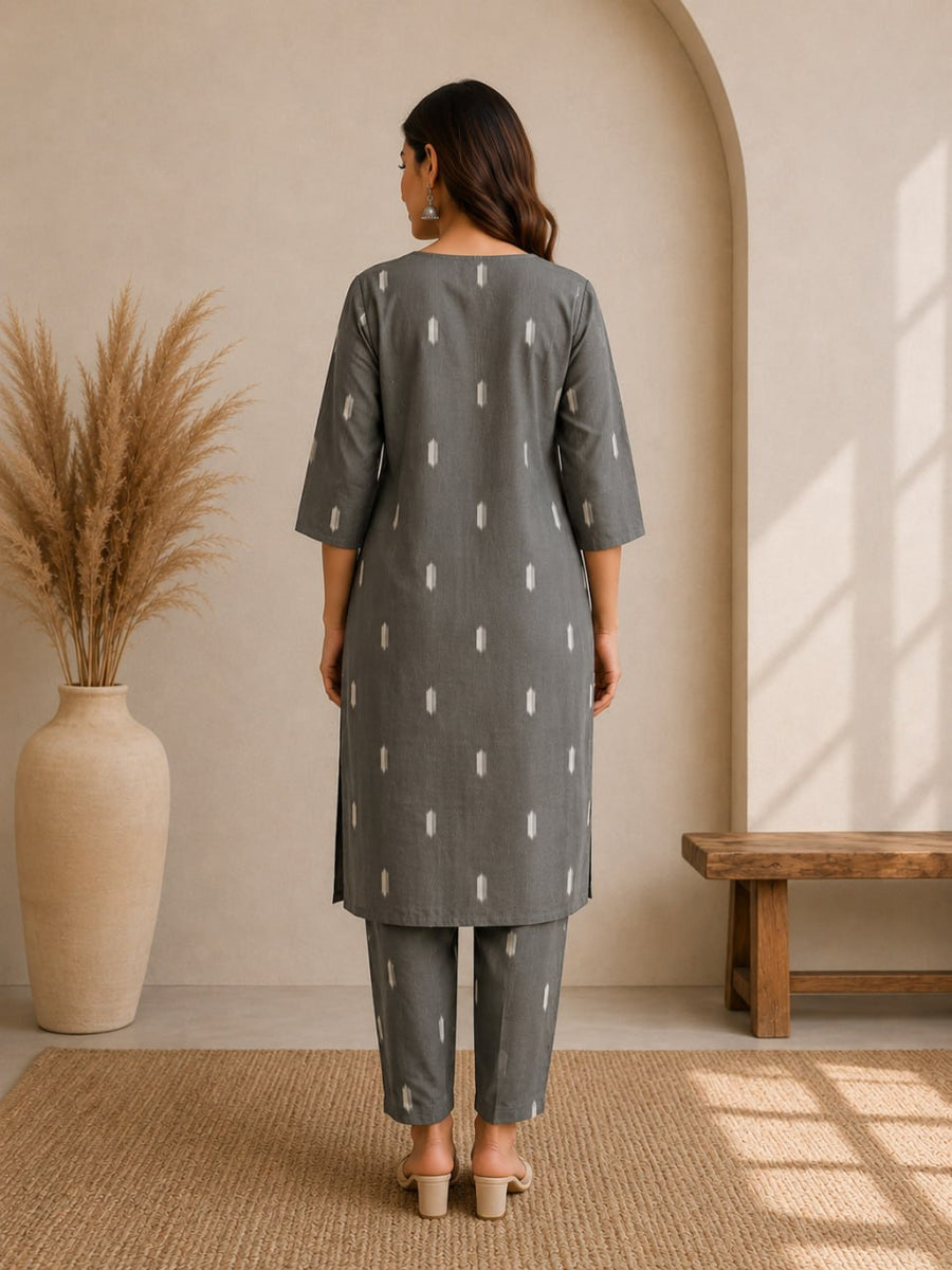 Modern Heritage Fashion Cottan Blend Kurta set