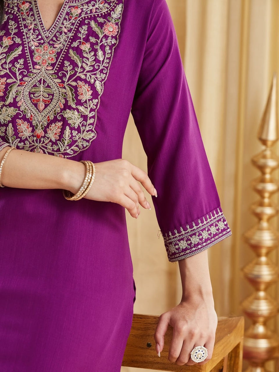 The House of Royal Ethnic kurta set with duptta
