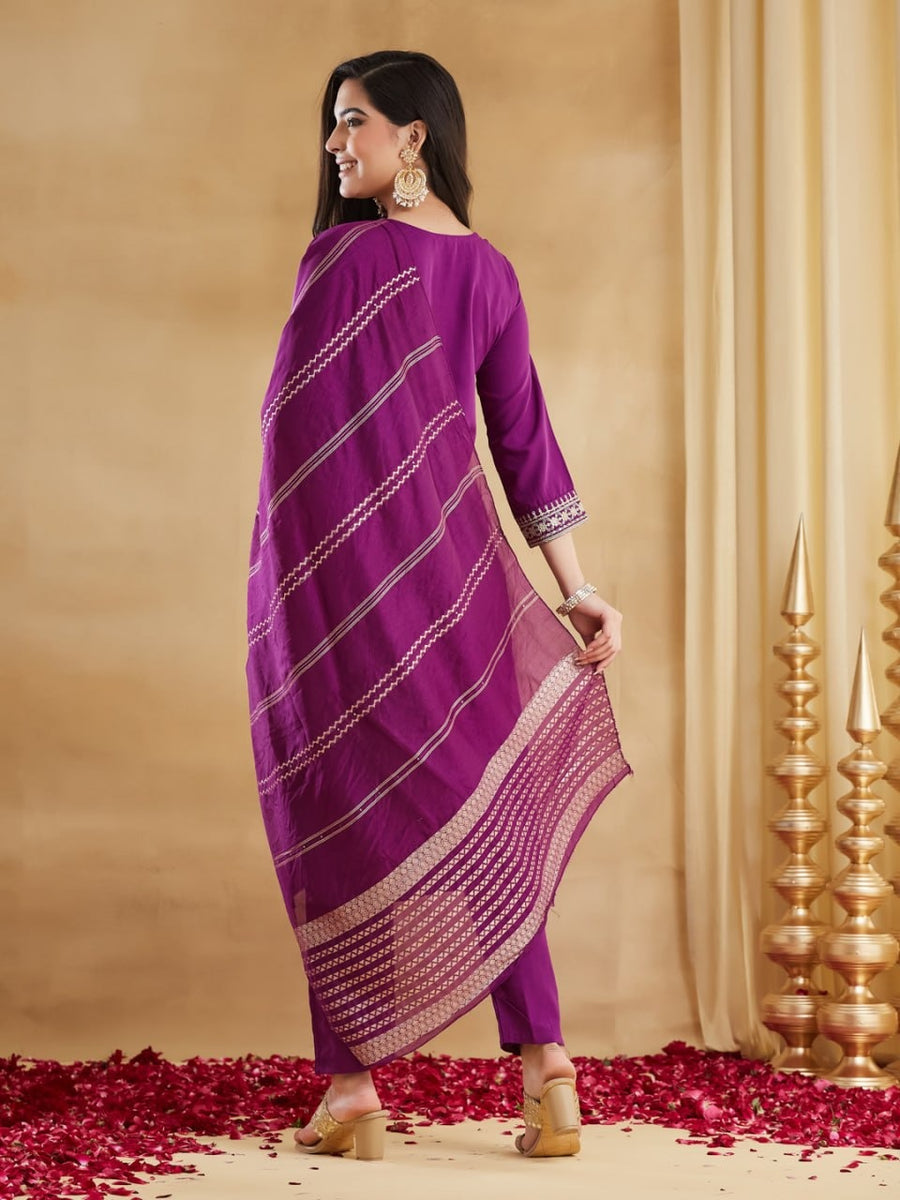 The House of Royal Ethnic kurta set with duptta