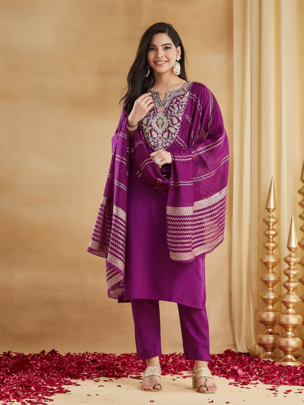 The House of Royal Ethnic kurta set with duptta