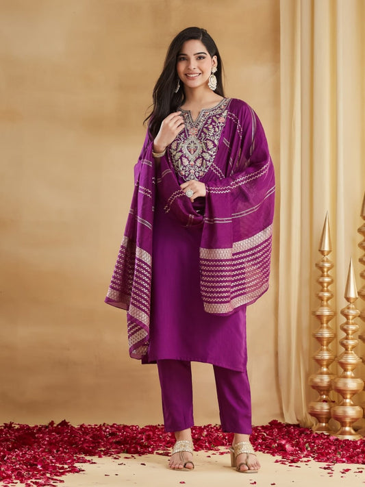 The House of Royal Ethnic kurta set with duptta