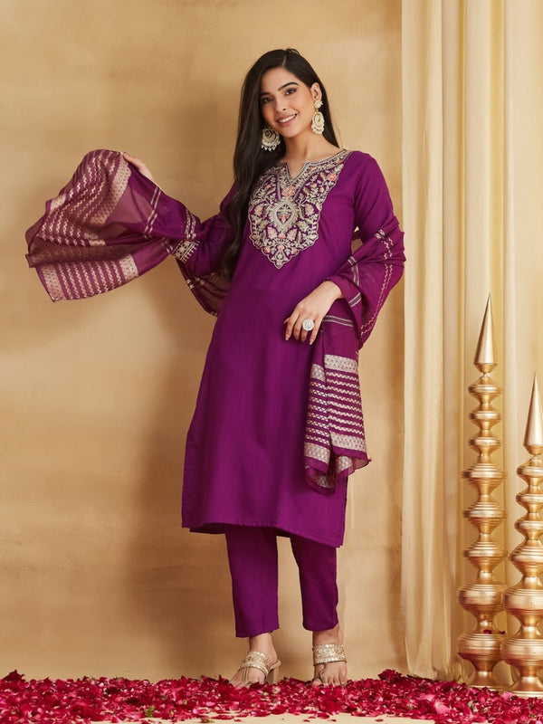 The House of Royal Ethnic kurta set with duptta