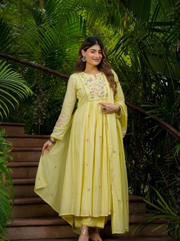 Elegant Anarkali Kurta Set with Dupatta