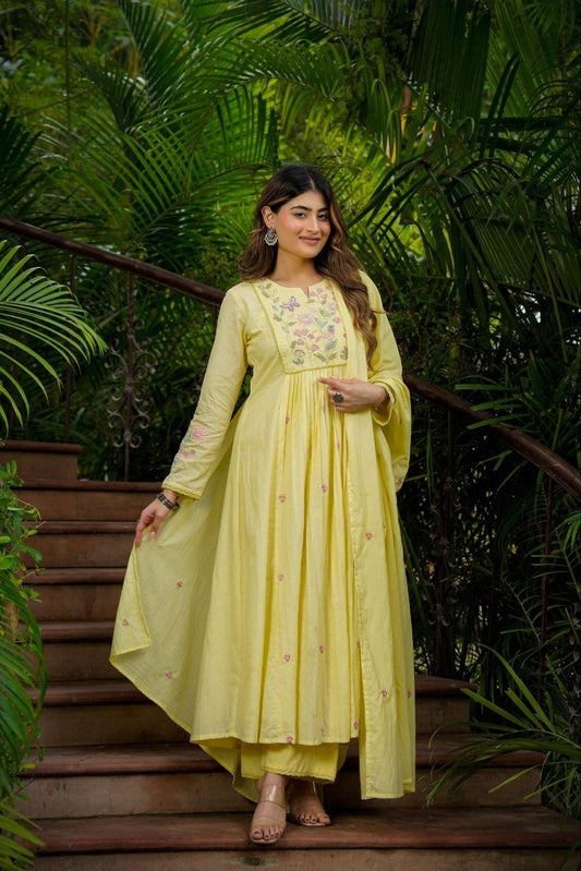 Elegant Anarkali Kurta Set with Dupatta