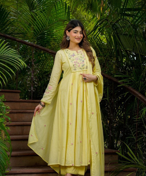 Elegant Anarkali Kurta Set with Dupatta
