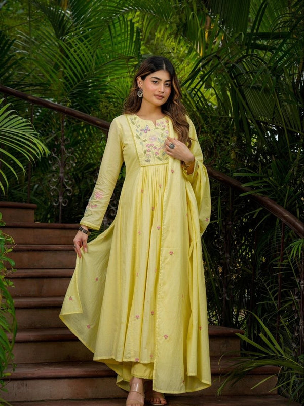 Elegant Anarkali Kurta Set with Dupatta