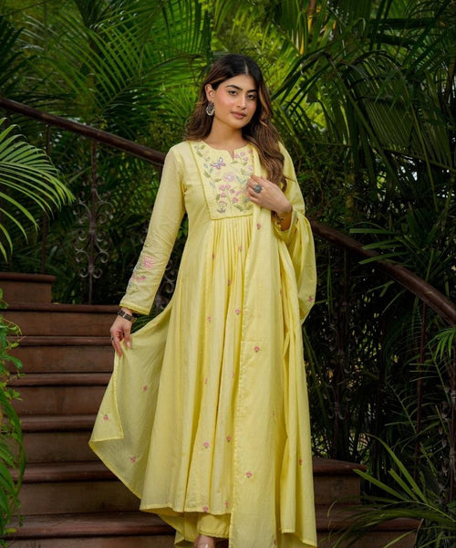 Elegant Anarkali Kurta Set with Dupatta