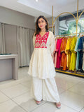 Zalak Premium Anarkali Style handwork Co-ords set