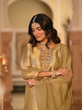 Kanjivaram Style Woven Kurta Set with Matching Dupatta