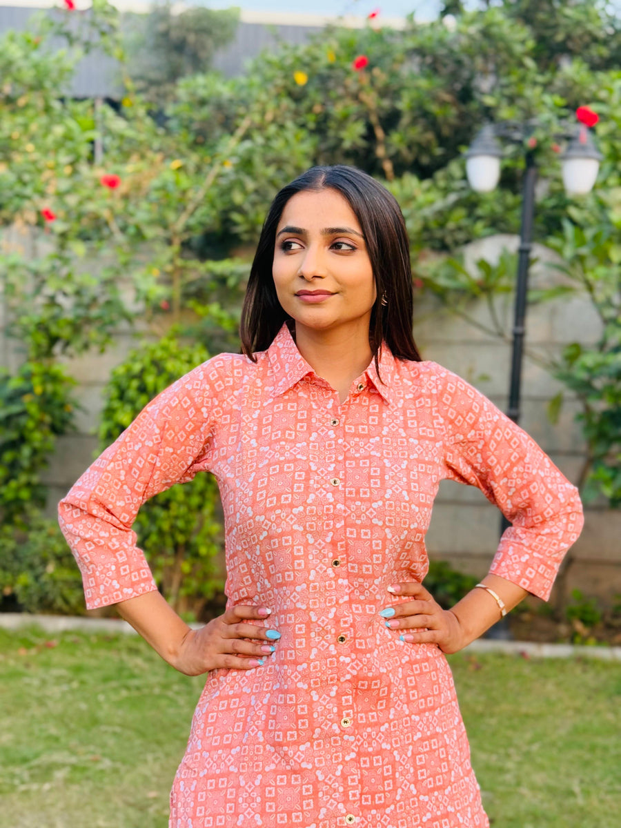 Kudbi's Sitara Fancy Printed Co-ord Set Pair For Women.