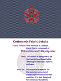 Mishri Stylish Blue Real Mirror Co-ords Set for Summer
