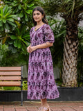 Kudbi Jiyaa Stylish Print Gown For Women.